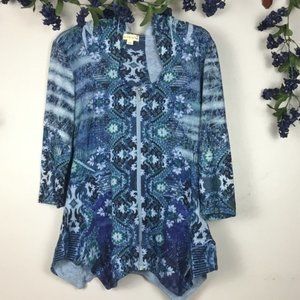 LIVE & LET LIVE WINTOP Full Zip Jacket Hoodie Top Small